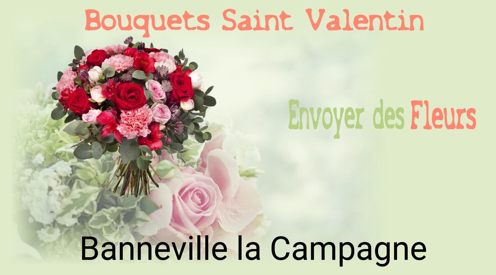 Roses de Saint-Valentin livrées à Banneville-la-Campagne